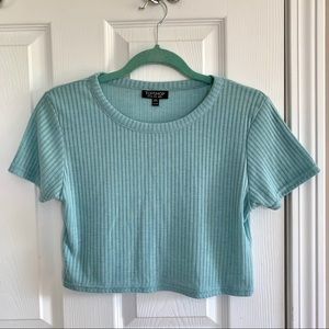 Topshop Ribbed Croptop